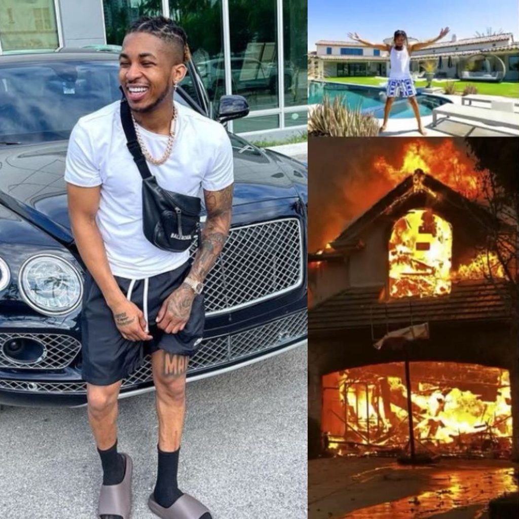 Famed Rapper Find Out He Has No Fire Insurance as His Mansion Burns Down In L.A. (Photo)
