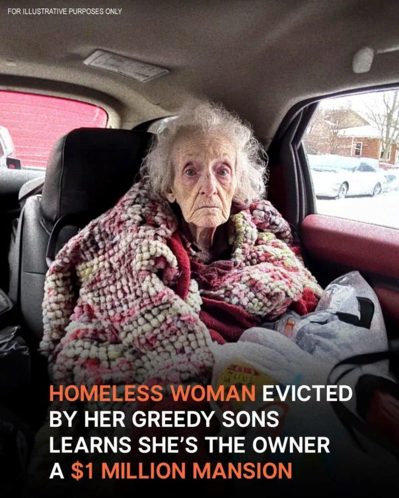 Older Mom Who Became Homeless Due to 3 Sons Cries When Lawyer Says She Gets $1M Mansion