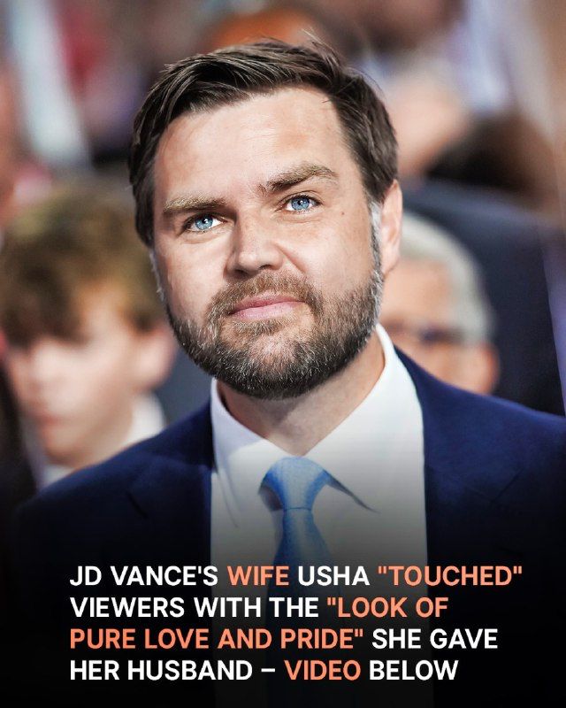 Usha Vance’s Adoring Glance at JD Vance Leaves Viewers Mesmerized