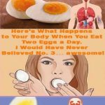 What happens if you eat two eggs a day
