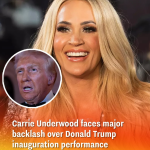 Carrie Underwood faces major backlash over Donald Trump inauguration performance