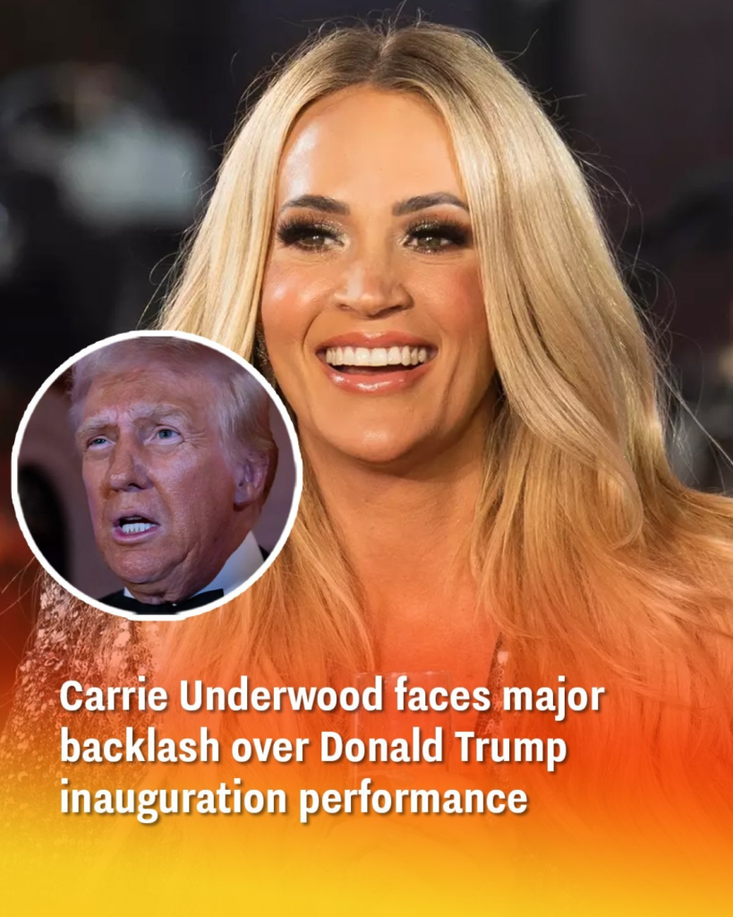 Carrie Underwood faces major backlash over Donald Trump inauguration performance