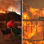 Man arrested on suspicion of arson following devastating LA fires